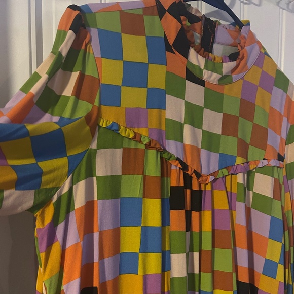 NOOWORKS Stevie dress Carnival print (rare) - Picture 2 of 4